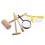 3Sets Speelgoed Graafset Kinderen Hout En Metaal Met Vergrootglas 2