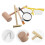 3Sets Speelgoed Graafset Kinderen Hout En Metaal Met Vergrootglas 11