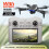 Drone 2.4G με διπλή κάμερα 1080P και οθόνη 4,3 ιντσών, τηλεχειριστήριο τετρακόπτερο χωρίς 7