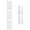 20Pcs Portable Dark Grey Plastic Extended Rod for Mobile Arm 4
