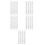 20Pcs Portable Dark Grey Plastic Extended Rod for Mobile Arm 6