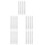 20Pcs Portable Dark Grey Plastic Extended Rod for Mobile Arm 10