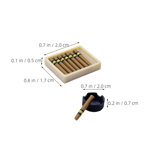 4Set Mini Zigarre & Aschenbecher Set, Pla Für Modelle 1
