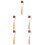 5Pièces Rouleaux Caoutchouc Outils Peinture Impression DIY 5