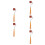 5Pièces Rouleaux Caoutchouc Outils Peinture Impression DIY 7