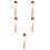 5Pièces Rouleaux Caoutchouc Outils Peinture Impression DIY 10
