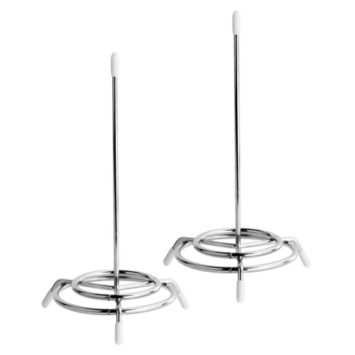 6Pcs Silver Metal Ticket Stabber Receipt Holder with Stable Round Base 1