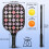 Σετ κουπιών Pickleball με κουπιά από fiberglass σε σχέδια λουλουδιών, 2 μπάλες και τσάντα – 3