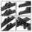 FRCOLOR Folding Screen Room Divider Plastic Space Separation Home Users Relaxation Area 2Pcs 4