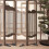 Folding Screen Room Divider Divider Stands Plastic 2Pcs 6