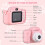 Filmadora infantil de 20MP com lente dupla, resolução 1080p, tela IPS de 2 polegadas, bateria integrada e compatível com carregamento USB. 7