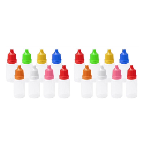 100Pièces Flacons Mini Squeeze Pe Pour Et Pigments 1