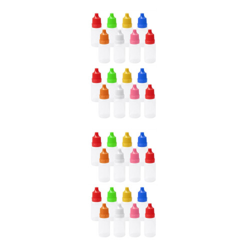 100Pièces Flacons Mini Squeeze Pe Pour Et Pigments 2