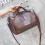 SENSETH Borsa a tracolla alla moda con rivetti, borsa a mano creativa per donna (caffè) 6