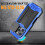 Συμβατό με το iPhone16Pro Max Metal Hybrid Case: Συρόμενο κάλυμμα κάμερας, ενσωματωμένο 5