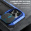 Συμβατό με το iPhone16Pro Max Metal Hybrid Case: Συρόμενο κάλυμμα κάμερας, ενσωματωμένο 7