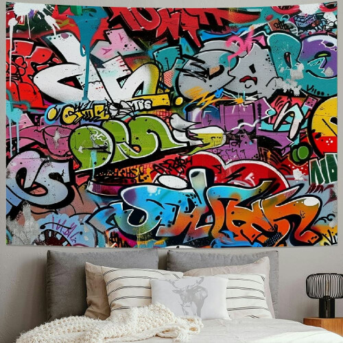 Hippie Graffiti Gobelin 60x40 tommer 1