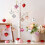 Heart-Shaped Red Rose Wreath for Front Door 1 Pack 4