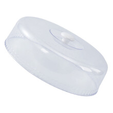 Kit de couvercles pour moules à gâteaux ronds, fours à micro-ondes, assiettes transparentes