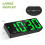 Digital väckarklocka LED-display 6,5 tum grön 6