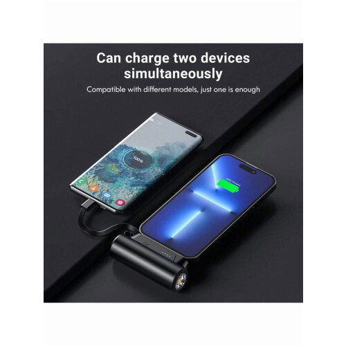 PowerPlus 8000mAh power bank com USB-C e duas portas 1