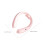 Scaldamani e collo portatile rosa ricaricabile tramite USB, trilaterale 3
