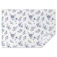 Nappe rectangulaire à motif floral Pioneer Flower, 152 x 213 cm, en polyester imperméable, facile à nettoyer et anti-taches, pour l'intérieur,