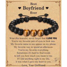 Herenarmband met kralen, een veelzijdig cadeau voor een afstudering.