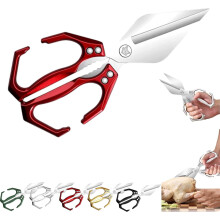 Ciseaux de cuisine multifonctionnels robustes, en acier inoxydable, compatibles lave-vaisselle, ciseaux à volaille/poulet/dinde