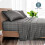 Queen Sheet Set: Ultra-Soft Hydro-Brushed Microfiber, 2