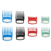 Set van 8 tondeusebeschermers/snijgeleiders met metalen clip/kleurcodering