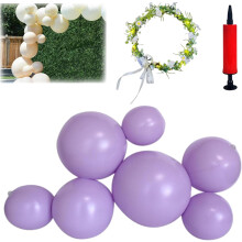 Reusable inflatable balloon garland arch kit with elastic