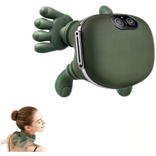 Puree Zen Massagegerät – 4D Kabelloses Shiatsu, 3 Modi, Tiefengewebsmassage & Wärmetherapie für Rücken/Arme/Beine (1 Stück)
