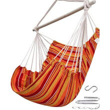 Hammock Chair Swing Indoor Outdoor 500 lbs