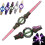 Dual-Blade Sword Model with Retractable Light-Up Blade and 1