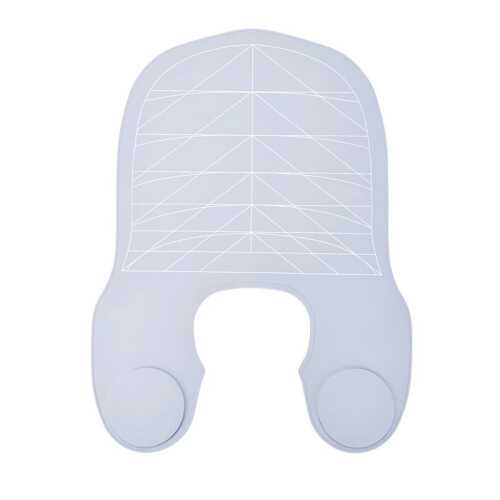 1 Collare per Taglio Capelli In Silicone Impermeabile con Strisce per Parrucchiere 1