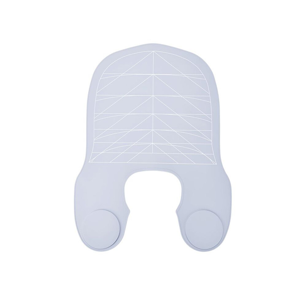 Melitt 1Pc Silicone Hair Cutting Collar Waterproof Cutting Cape With Stripe Salon Hairdressing Hair Cutting Pad