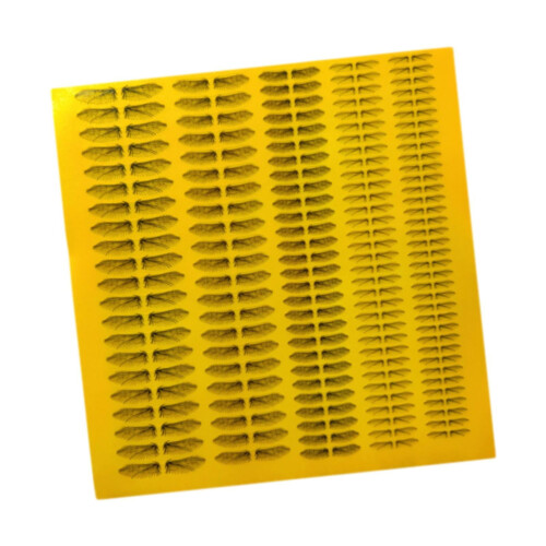 MAGIDEAL Fly Tying Bionic Wing Fishing Tackle Practical Fly Binding Materials Yellow 2