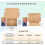 Pacote com 40 caixas de papelão ondulado pequenas de 7x5x2 polegadas para envio postal, na cor marrom. 2