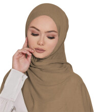 Ramadan-halsduk för kvinnor, chiffong hijab-halsduk, långa hijabs, muslimsk sjal, huvudbonad