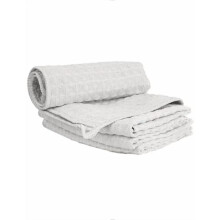 Barista Micro Cloth 4-pakning, mikrofiber rengjøringskluter for espressomaskin, dampstav og benkeplate – vaffelvevd, lys grå (30x30 cm)