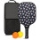 Σετ κουπιών Pickleball από fiberglass με λουλούδια και 2 μπάλες και τσάντα – Συμβατό με 1