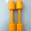 Conjunto de 2 halteres Worgeous para exercícios infantis, em plástico vermelho, 18,5 x 4 cm (7,3 x 1,6 polegadas). 7