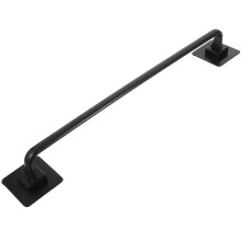 Porte-serviettes de cuisine noir à fixation arrière de porte