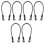 Lot de 6 Sangles Élastiques de Rechange pour Couvertures de Cheval, avec Clips de Fixation, Longueur Ajustable de 50 à 75 cm 1
