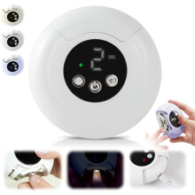 Gearrthóir & Snasóir Ingne Leictreach 2-in-1, In-athluchtaithe USB, 3 Luas, do Mhéara/Cosa, Ingne Tiubha, Seandaoine – Bán