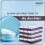Πανάκια κουζίνας AMOUR INFINI Terry (12x12"), Σετ 8 τεμαχίων, Υπεραπορροφητικές πετσέτες 7
