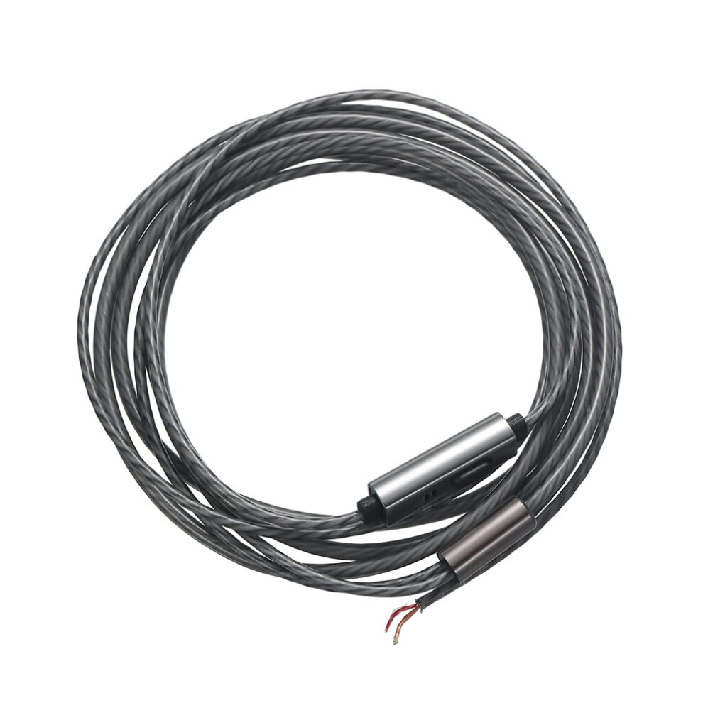 Headset Cable With Mic, 3.5Mm Male To Bare Ends, Pure Copper Diy Semi-Finished Cable 9110895772317