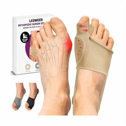 Διορθωτικό μανίκι Hallux Valgus – Αναπνέον, Αντιολισθητικό, 4
