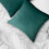 Housse de coussin en velours uni 45 x 45 cm 4
